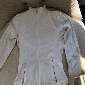 Lululemon white zip jacket